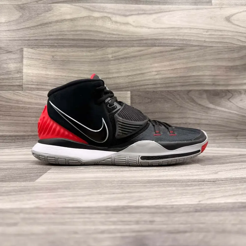 Nike Kyrie 6 'Bred' Basketball Shoes, BQ4630-002, US 13